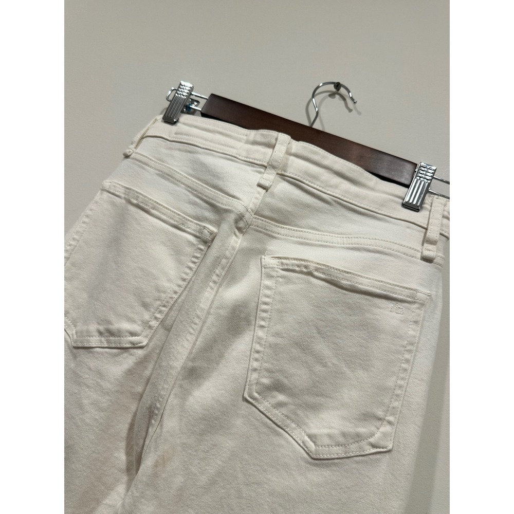 Rag & Bone Casey High Rise Flare Jeans Off White Size 28 Womens Denim - Picture 7 of 9